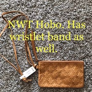 HOBO mini crossbody; wristlet strap included NWT